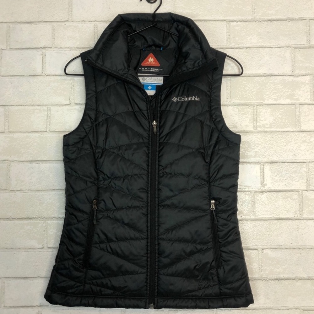 Columbia Black Omni Heat Puffer Vest XS